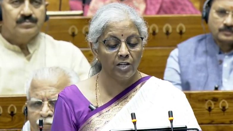 Union Budget 2024: Finance Minister Nirmala Sitharaman Announces Internship Scheme for 1 Crore Youth With INR 6,000 One-Time Assistance (Watch Video)