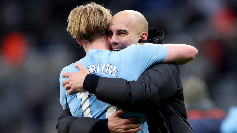 Kevin De Bruyne To Stay at Manchester City Confirms Head Coach Pep Guardiola at Press Conference During Pre-Season Tour in USA