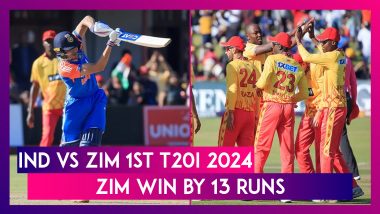 IND vs ZIM 1st T20I 2024 Stat Highlights: Sikandar Raza Shines As Zimbabwe Shock India In Series Opener