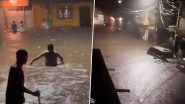 Guatemala Flooding: Residents Wade Through Waist-Deep Floodwater After Heavy Rains in San Miguel Petapa (Watch Video)