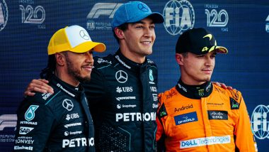 Three Cheers to Brits As George Russell Beats Lewis Hamilton To Take Silverstone F1 Pole; Lando Norris Finishes Third