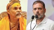 Rahul Gandhi Said Nothing Against Hindu Dharma, Those Sharing Select Part of His Speech Should Be Prosecuted: Shankaracharya Swami Avimukteshwaranand Saraswati (Watch Video)