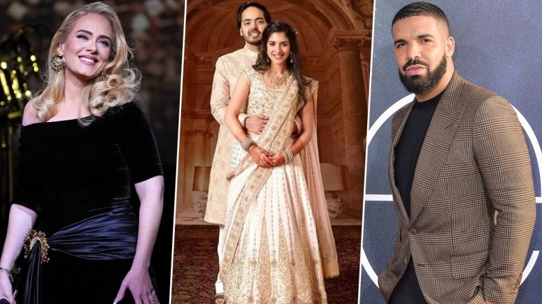 Anant Ambani-Radhika Merchant Marriage: Drake, Adele and Lana Del Rey To Perform at the Couple&rsquo;s Wedding Celebrations &ndash; Reports
