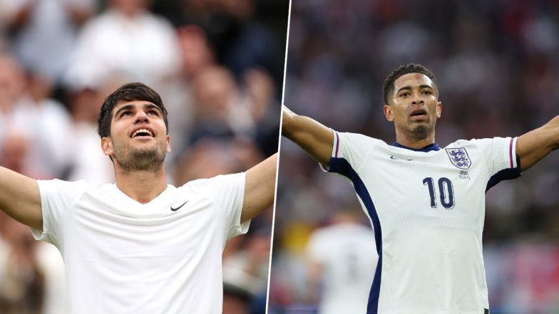 Jude Bellingham Reacts After Carlos Alcaraz Celebrates Wimbledon 2024 Third-Round Win With British Midfielder's Signature Celebration