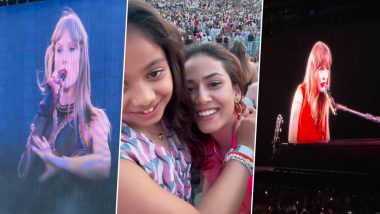 Mira Rajput Enjoys Taylor Swift’s Munich Concert With Her ‘Sunshine Swiftie’ Misha; Calls It ‘Mother Daughter Trip of Dreams’ (Watch Video)