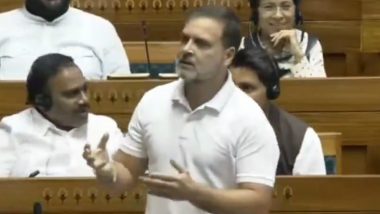 ‘Not Bechare Media Wale’: Rahul Gandhi and Lok Sabha Speaker Om Birla Engage in ‘Fun’ Banter Over Restrictions on Media in Parliament (Watch Video)