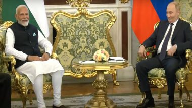 PM Narendra Modi Speaks With Russian President Vladimir Putin, Shares Insights From His Ukraine Visit; Two Leaders Review Progress on Bilateral Issues