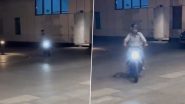 Ola Bike First Video: CEO Bhavish Aggarwal Shares Footage of Taking Test Ride of Upcoming Electric Motorcycle (Watch Video)