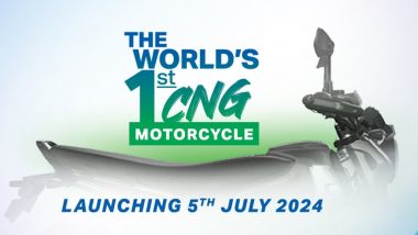 Bajaj CNG Bike Live Streaming: Watch Online Telecast of Launch of World’s First CNG Motorcycle by Bajaj Auto, Know Specifications, Price and Other Details