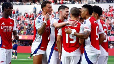 How to Watch Arsenal vs Brighton Premier League 2024-25 Free Live Streaming Online in India? Get EPL Match Live Telecast on TV & Football Score Updates in IST