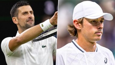 Wimbledon 2024: Novak Djokovic Qualifies for Semi-Final, Gets Walk-Over in Quarterfinals After Alex de Minaur Withdraws Due to Injury