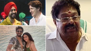 Entertainment News Roundup: Diljit Dosanjh Meets Canadian PM Justin Trudeau; Mollywood Producer Aroma Mani Dies at 65; Rakul Preet Singh’s Brother Aman Preet Singh Arrested in Drug Case and More