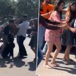 Fight Over Girlfriend in Noida: Old Video of Brawl Between Two Groups on Road in Sector 49 Goes Viral, Police Confirms Arrest