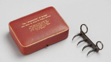 ‘Wagh Nakh’, Tiger Claw Used by Chhatrapati Shivaji Maharaj To Kill Mughal General Afzal Khan To Arrive in India From London’s Victoria and Albert Museum on July 19 (See Pic)