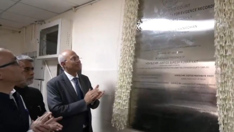 Delhi High Court Gets First Pilot Hybrid Courtroom With ‘Speech to Text’ Facility, AI To Take Dictation and Type for Judges at Time of Recording Evidence (Watch Video)