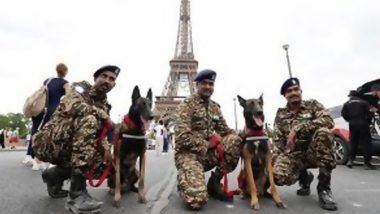 Indian K9 Dog Squad Arrives in France for Security at Paris Olympic Games 2024