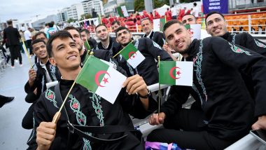 Algeria Honour Victims of Colonial-Era France Crackdown By Throwing Red Roses in River Seine During Paris Olympics 2024 Opening Ceremony