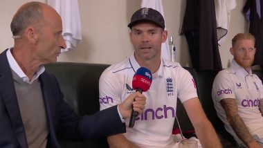 James Anderson Retires: England Legend Confirms to Stay With the Team For Remainder of the Series Against West Indies As Bowling Consultant (Watch Video)