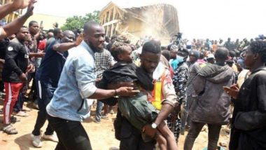 Nigeria School Building Collapse: 21 Dead After Two-Storey School Caves in Amidst Exam in Jos (See Pics and Videos)