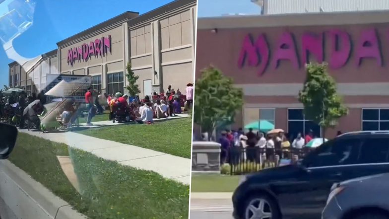 Mandarin Free Buffet Meal: Free Food Offer on Canada Day 2024 Draws Huge Crowd, Long Queues Seen Outside Restaurants in Toronto and Other Cities (Watch Videos)