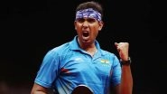 Sharath Kamal, Manav Thakkar and Harmeet Desai at Paris Olympics 2024, Table Tennis Free Live Streaming Online: Know TV Channel and Telecast Details for Men's Team Round of 16