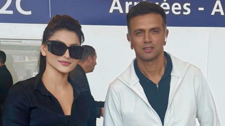 Urvashi Rautela Meets Rahul Dravid at the Paris Olympics 2024, Sends Heartfelt Support to Global Athletes (See Pics)