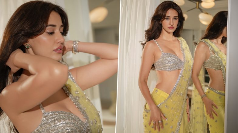 Disha Patani’s Yellow Saree Look Proves Less Is More When It Comes to Glamour (See Pics)