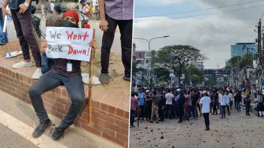 India Issues Advisory for Indian Nationals, Urges Them To Avoid Non-Essential Travel and Minimise Movement After Violent Protests Rock Dhaka in Bangladesh (Watch Videos)