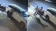 Ghaziabad: Thief Smashes Fortuner Car&rsquo;s Window To Steal Laptop, Abandons Scooty and Helmet When Gets Caught (Watch Video)