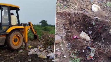 Madhya Pradesh: Rehli Municipality Team in Sagar District Seizes Live Chickens, Allegedly Buries Them Alive (Watch Videos)