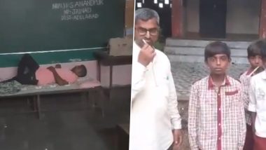 ‘Ghostbuster’ of Telangana: Teacher Spends Night in Classroom at Night To Bust ‘Haunted Room’ Myth (Watch Videos)