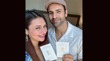 Divyanka Tripathi and Vivek Dahiya Return to ‘Bharat’; Express Gratitude to Indian Embassy for Their ‘Ghar Wapasi’ After Florence Incident (View Pic)