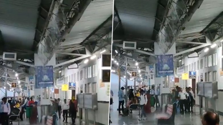 Uttar Pradesh: Passengers Stranded As Rain Water Pours Into Raebareli Railway Station Despite Rs 43 Crore Renovation, Video Surfaces