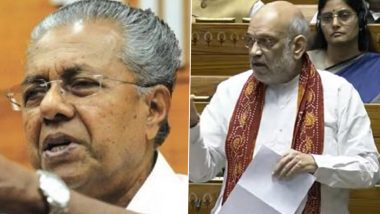 Wayanad Landslides: Kerala CM Pinarayi Vijayan Refutes Home Minister Amit Shah’s Claims of Prior Alert, Says ‘No Time for Blame Game’