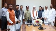 India News | Shiv Sena, NCP MPs Pay Courtesy Call on PM Modi in Delhi