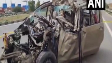 India News | Haryana: 6 Injured in Truck-car Collision on KMP Expressway in Gurugram