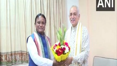 India News | Odisha CM Majhi Meets State's Law Minister in Bhubaneswar; Holds Discussion Ahead of Rath Yatra