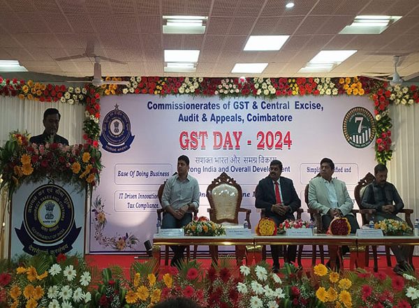 India News | GST and Central Excise Commissionerate in Coimbatore Celebrates 'GST Day'