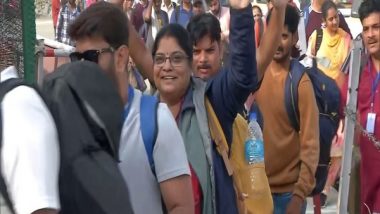 India News | Amarnath Yatra: Pilgrims Express Joy as They Embark from Pantha Chowk Base Camp