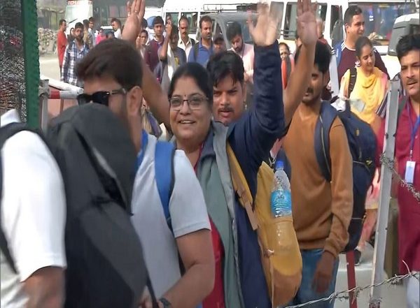 India News | Amarnath Yatra: Pilgrims Express Joy as They Embark from Pantha Chowk Base Camp
