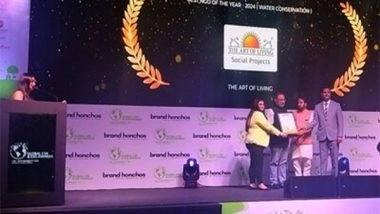 Business News | The Art of Living Bags Best NGO of 2024 Award
