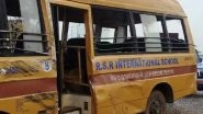 India News | Bus Cleaner Killed, Several Students Injured as Bus Collides with Lorry in Andhra's Nellore