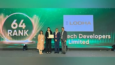 Business News | Lodha Ranked Amongst 'India's Best Companies to Work For'