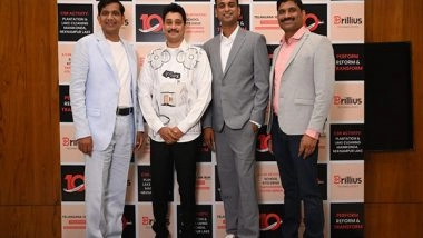 Business News | Brillius Technologies Celebrates 10th Anniversary; Becomes a USD 30 Million Company