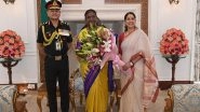 India News | Army Chief Gen Upendra Dwivedi Calls on President Murmu at Rashtrapati Bhavan