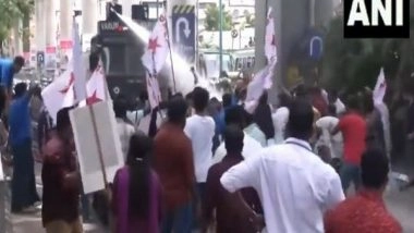 India News | Kerala: CPI-M Youth Wing DYFI Holds Protest over NEET Issue in Ernakulam