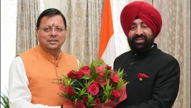 India News | Uttarakhand CM Dhami Meets Guv Gurmit Singh; Discuss State Development, Chardham Yatra