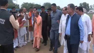 India News | UP CM Yogi Arrives in Hathras to Meet Victims of Stampede Incident
