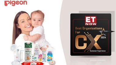 Business News | Pigeon India Receives Prestigious Economic Times Award for Best Organization for Customer Experience 2024