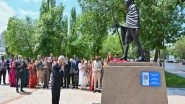 World News | EAM Jaishankar Pays Tribute to Mahatma Gandhi in Astana